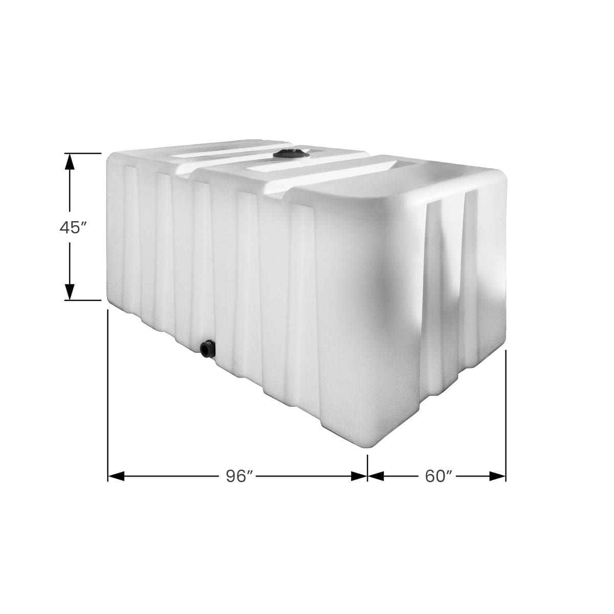 1000 Gallon Rectangular Water Tank