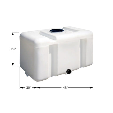 100 Gallon Rectangular Water Tank