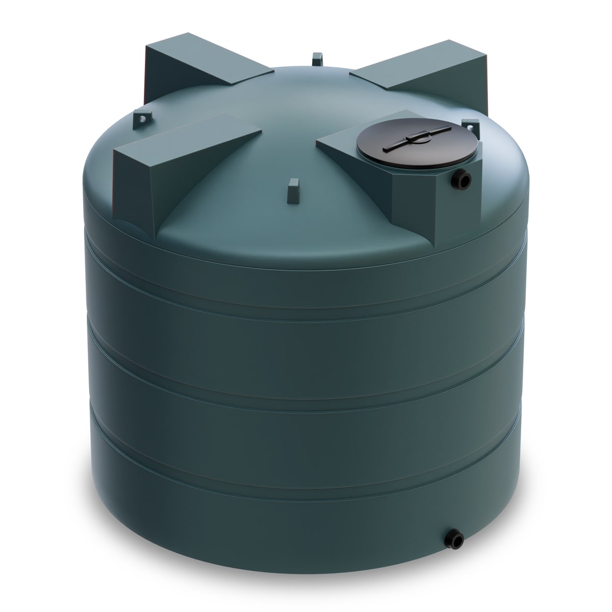2500 gallon water storage tank