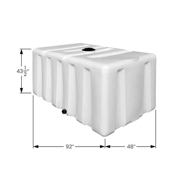 750 Gallon Rectangular Water Tank