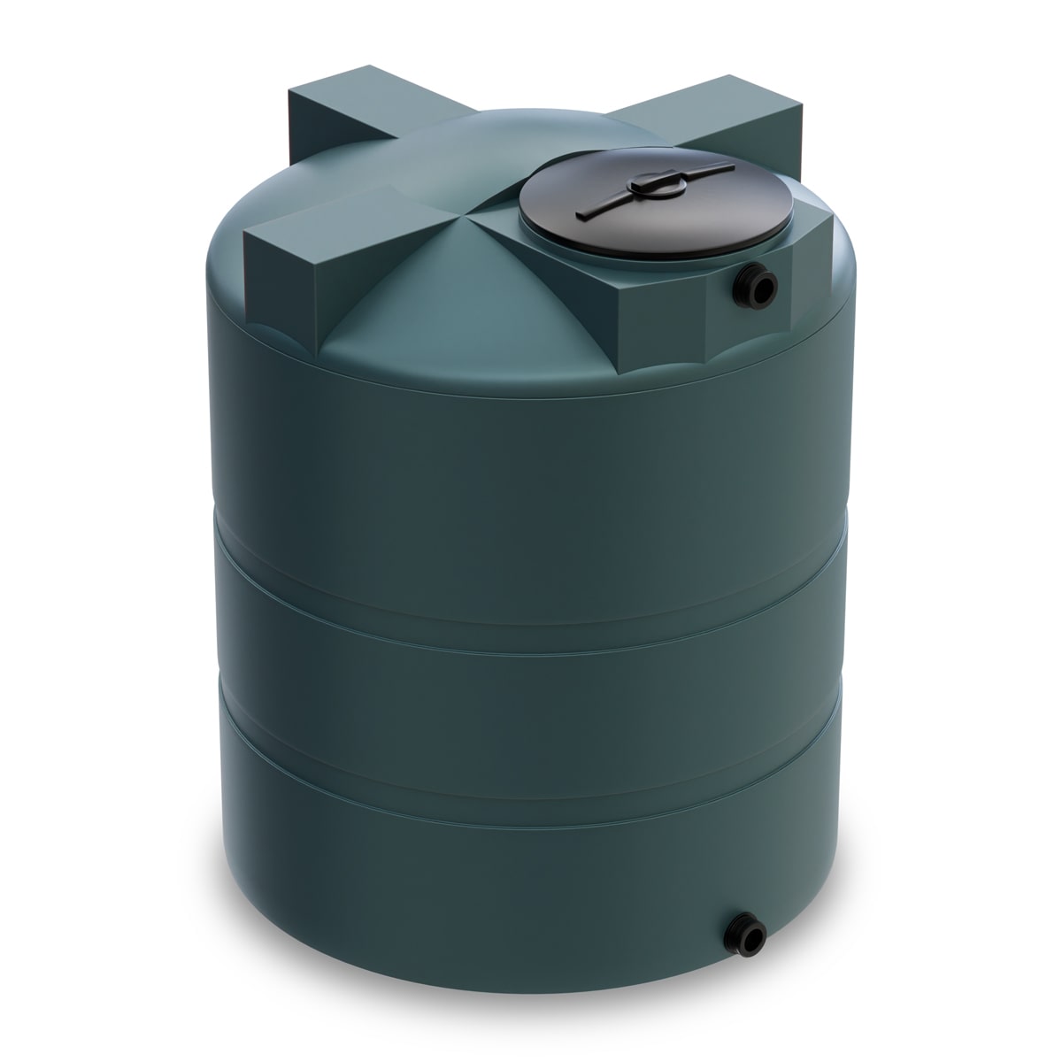825 Gallon Vertical Water Storage Tank - Green